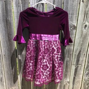 Jona Michelle Purple Party Girls Dress